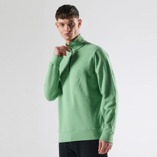 Ma.strum Edge Quarter Zip Sweater Groen