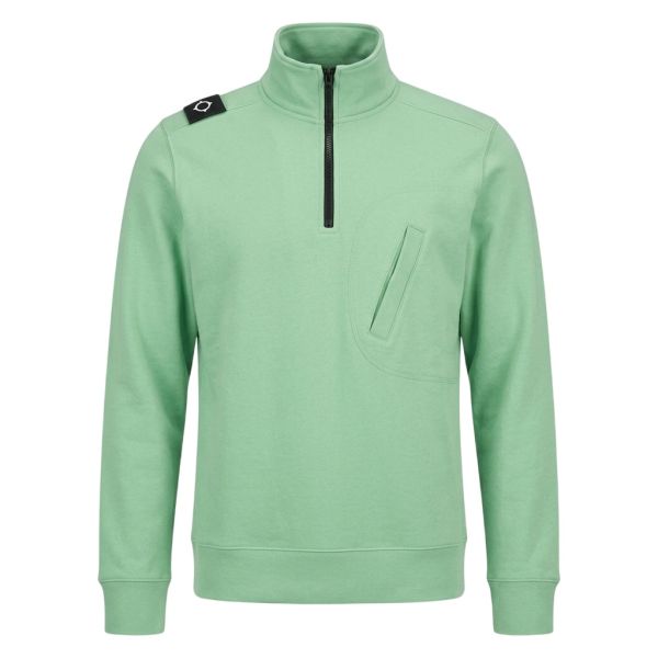 Ma.strum Edge Quarter Zip Sweater Groen