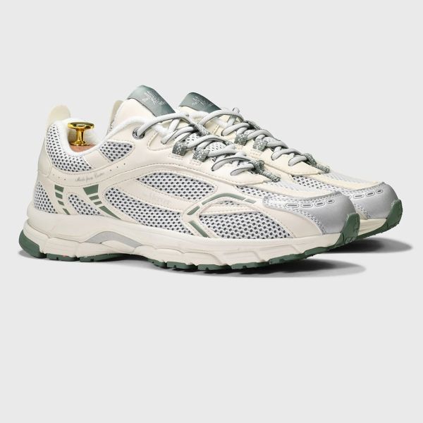 Mercer Amsterdam The Re-Run Cactus Sneaker Wit/Groen