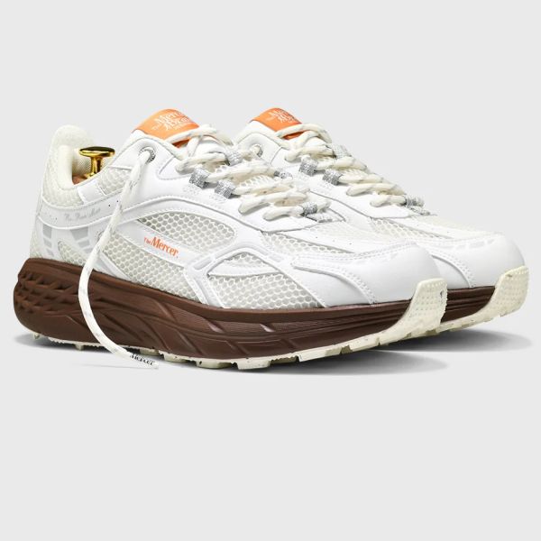 Mercer Amsterdam The Re-Run MAX Grape Sneaker Wit/Bruin