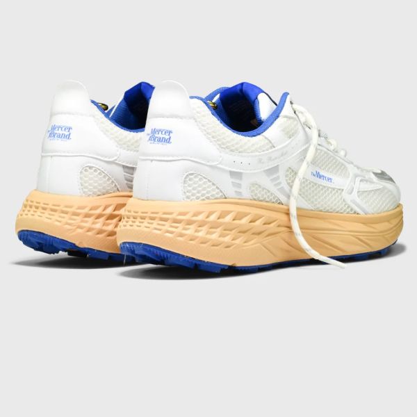 Mercer Amsterdam The Re-Run MAX Grape Sneaker Wit/Oranje/Blauw