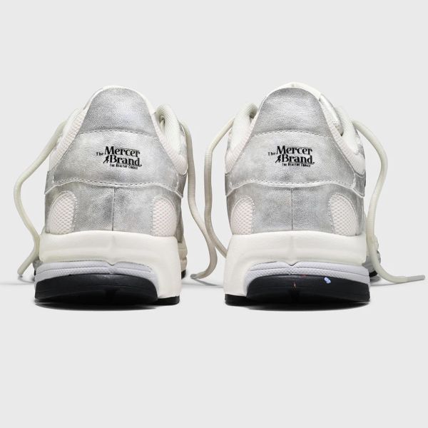 Mercer Amsterdam The Re-Run Metallic Sneaker Zilver