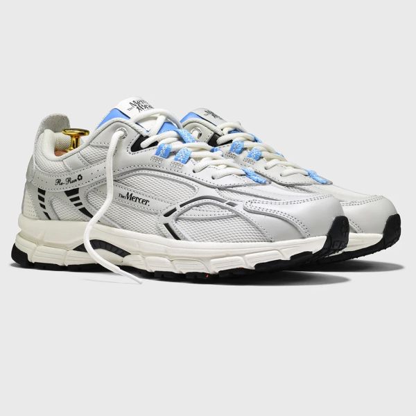 Mercer Amsterdam The Re-Run Nappa Sneaker Grijs/Blauw