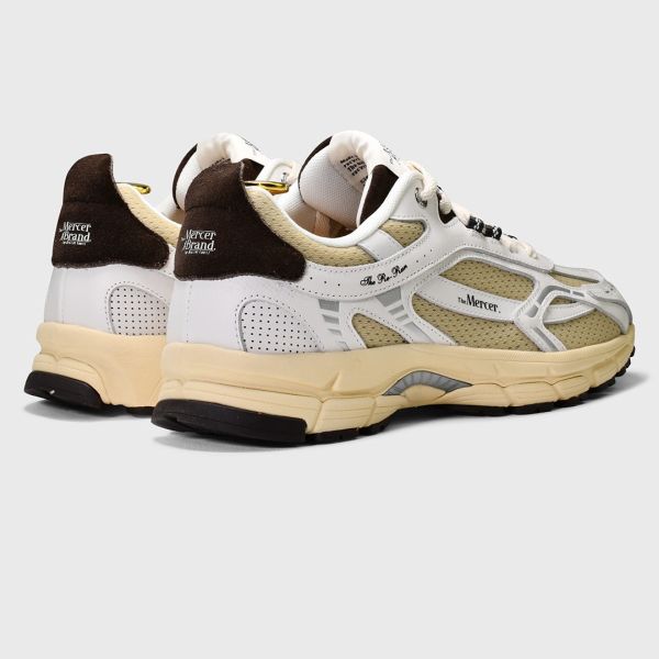 Mercer Amsterdam The Re-Run Vintage Sneaker Wit/Bruin