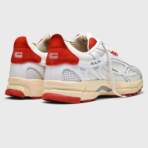 Mercer Amsterdam The Re-Run Vintage Sneaker Wit/Rood