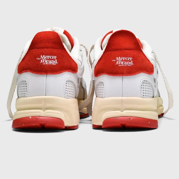 Mercer Amsterdam The Re-Run Vintage Sneaker Wit/Rood