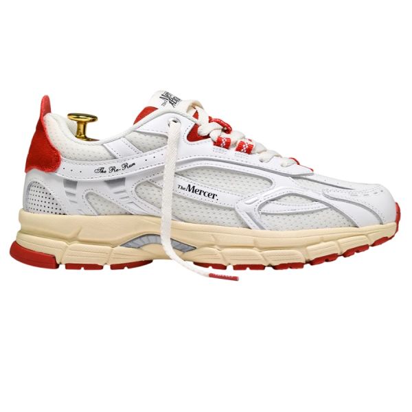 Mercer Amsterdam The Re-Run Vintage Sneaker Wit/Rood