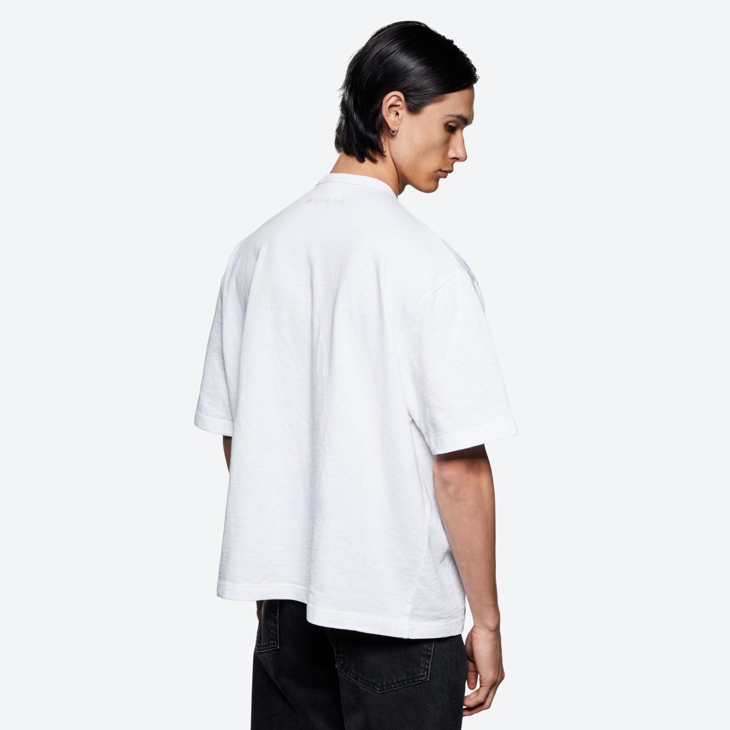 MKI Miyuki Zoku 220 GSM Slub T-shirt Wit