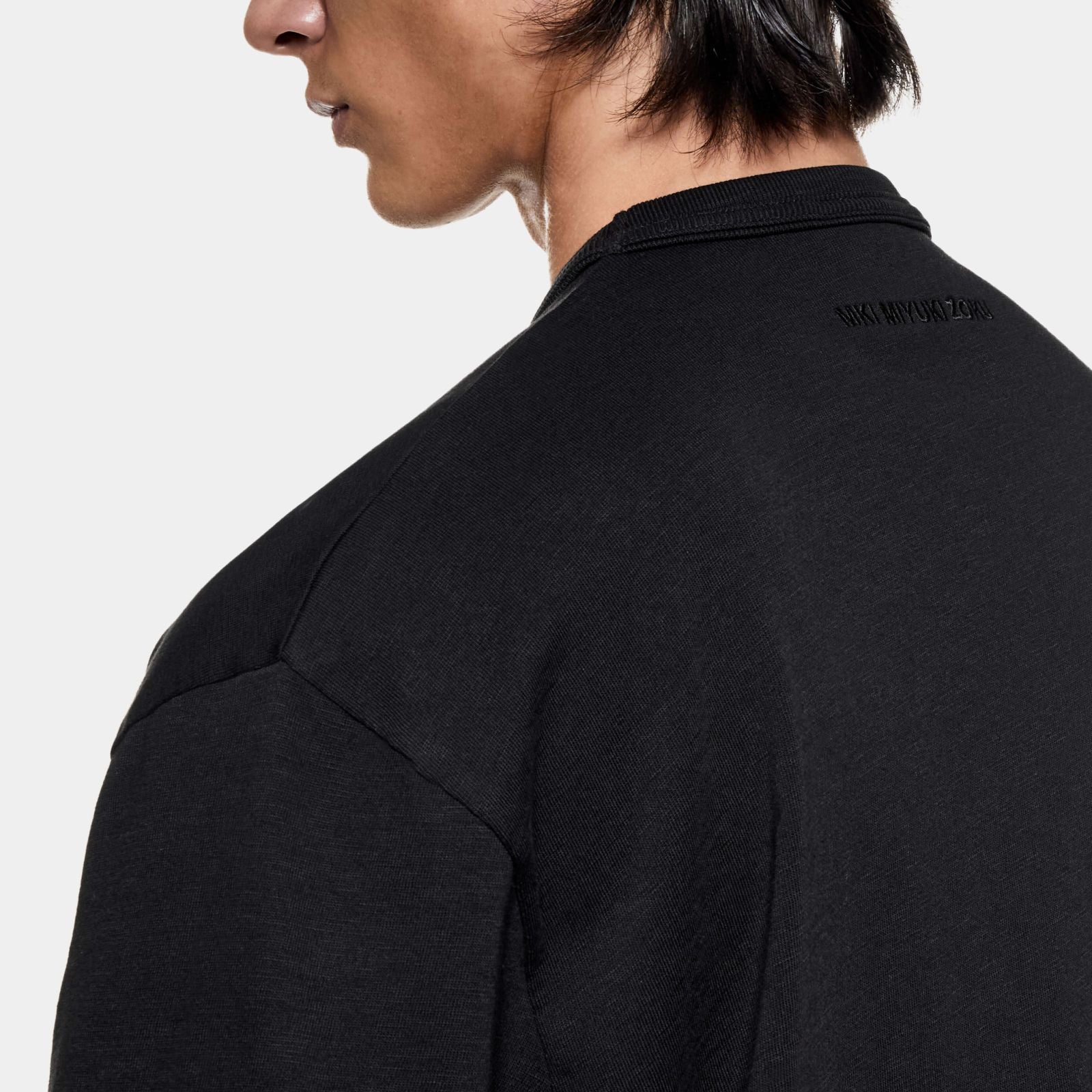MKI Miyuki Zoku 220 GSM Slub T-shirt Zwart