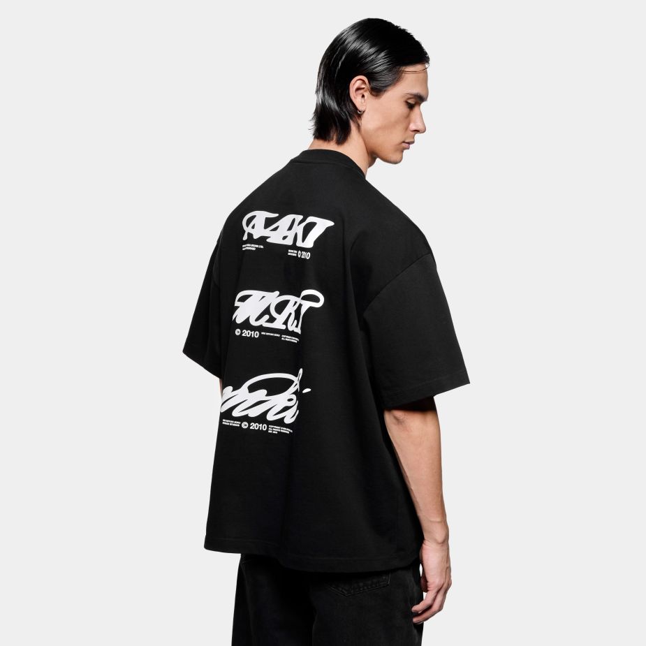 MKI Miyuki Zoku Stack T-shirt Zwart
