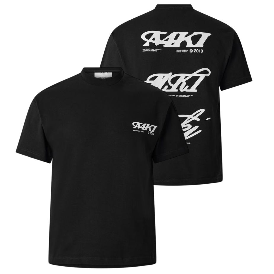 MKI Miyuki Zoku Stack T-shirt Zwart