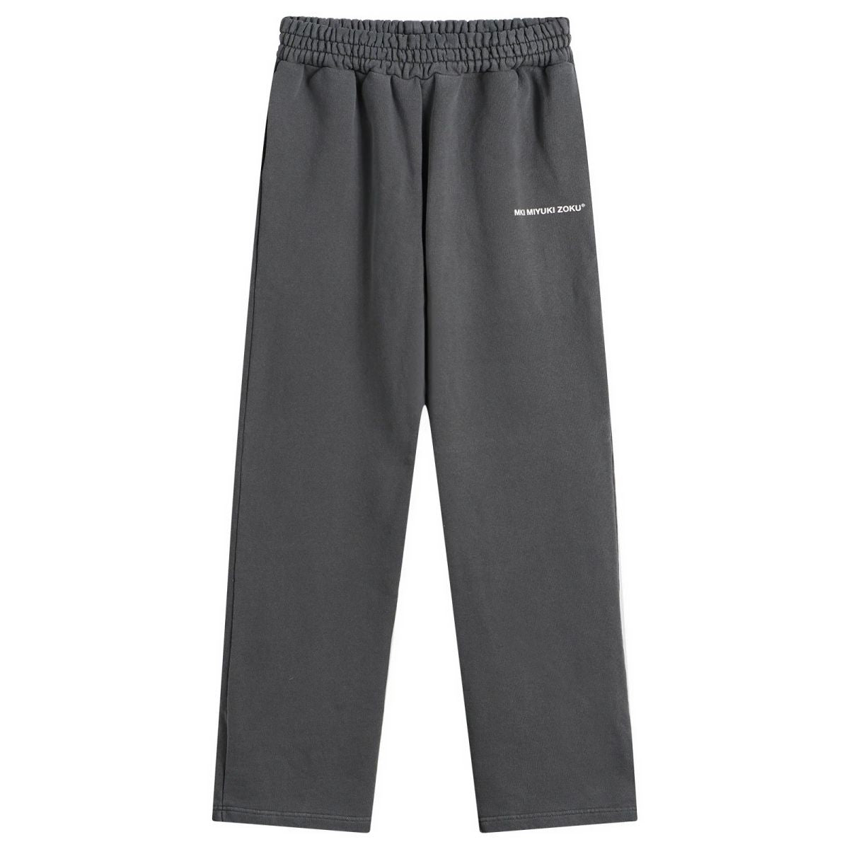 MKI Miyuki Zoku Uniform Wide Leg Pigment Trainingsbroek Zwart