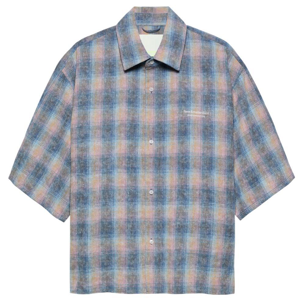 New Amsterdam Surf Association Button-Up Overhemd Blauw