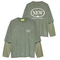 New Amsterdam Surf Association Double Layer Longsleeve T-shirt Groen