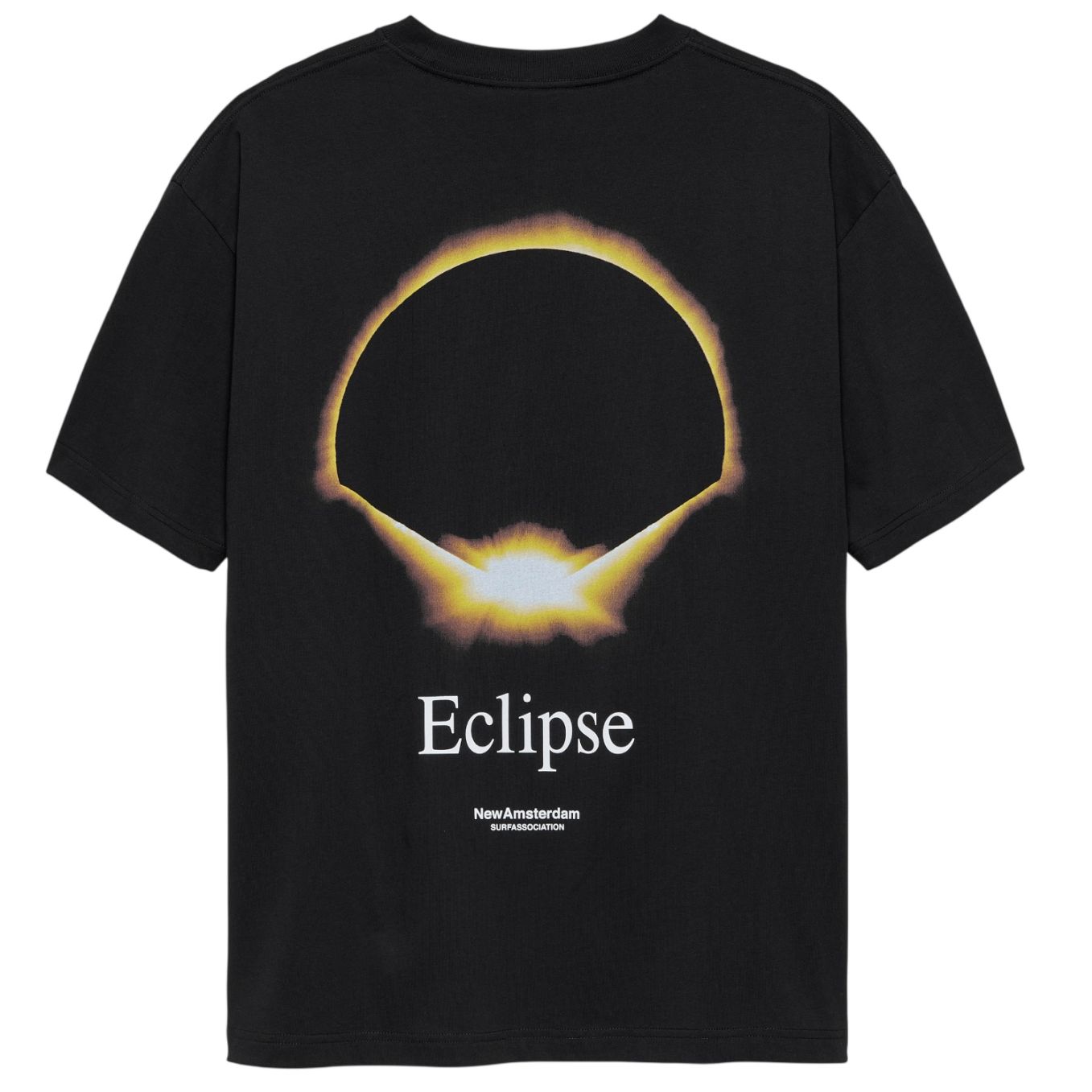 New Amsterdam Surf Association Eclipse T-shirt Zwart
