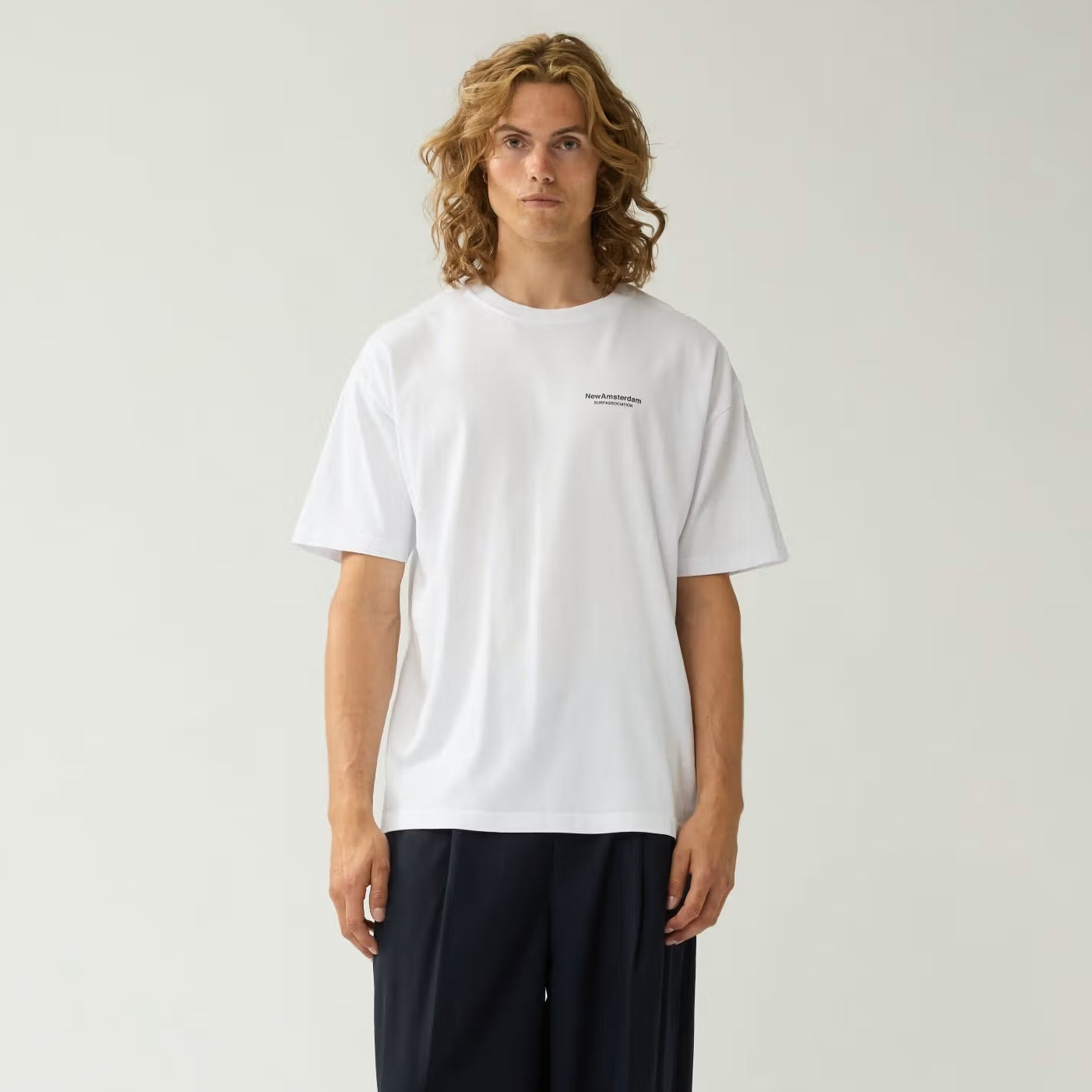New Amsterdam Surf Association Knocked T-shirt Wit