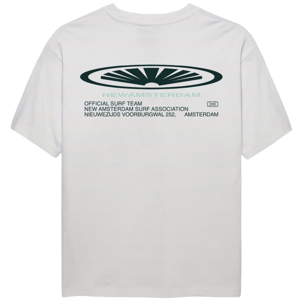 New Amsterdam Surf Association Shaper T-shirt Wit