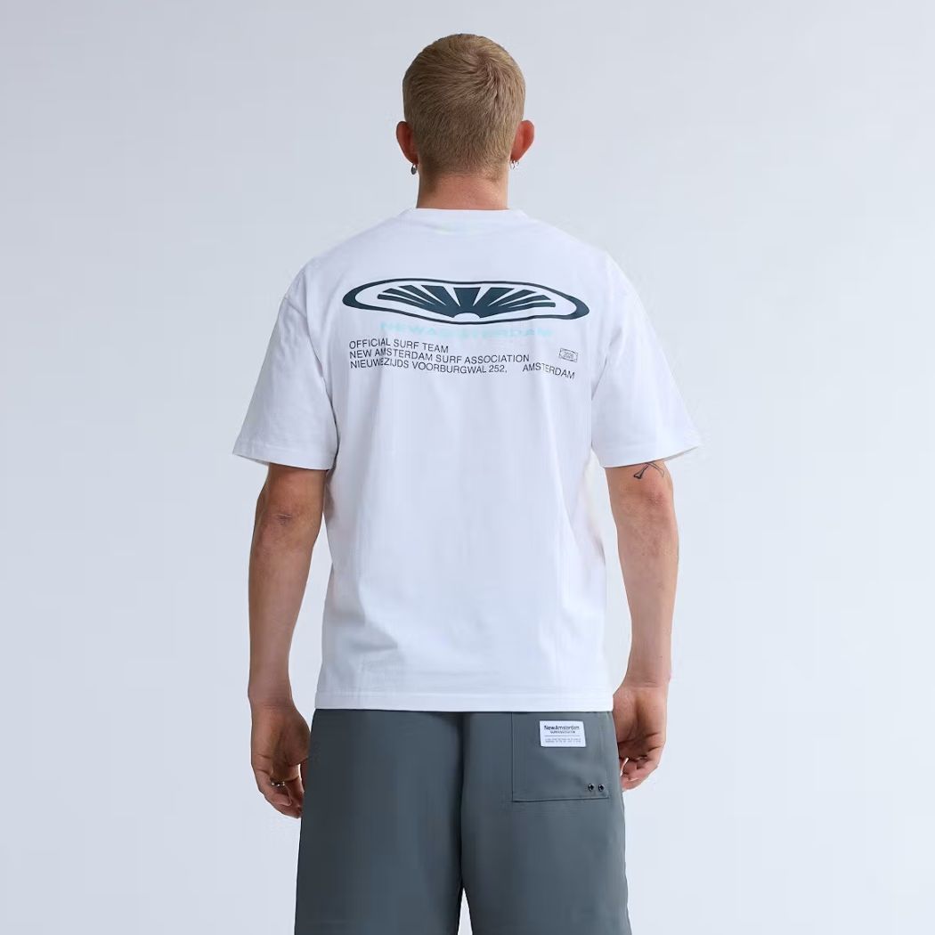 New Amsterdam Surf Association Shaper T-shirt Wit
