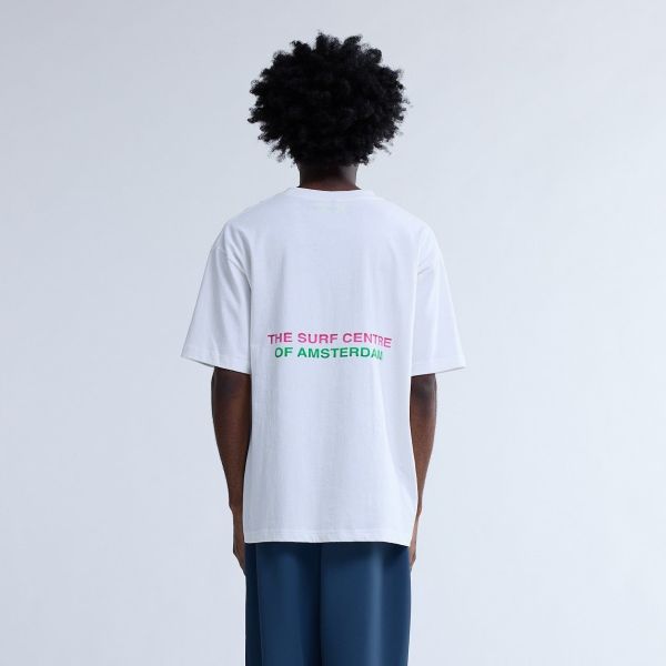New Amsterdam Surf Association Surf Centre T-shirt Off White