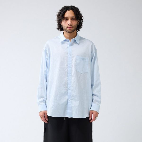 New Amsterdam Surf Association Fluid Logo Overhemd Blauw