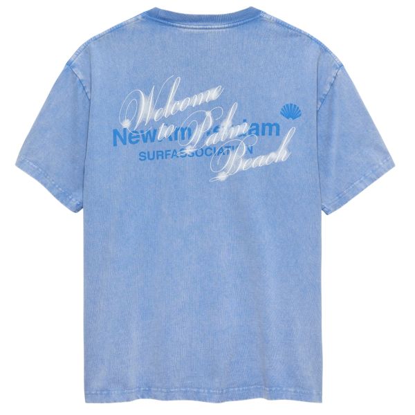 New Amsterdam Surf Association Welcome To Palmbeach T-shirt Blauw