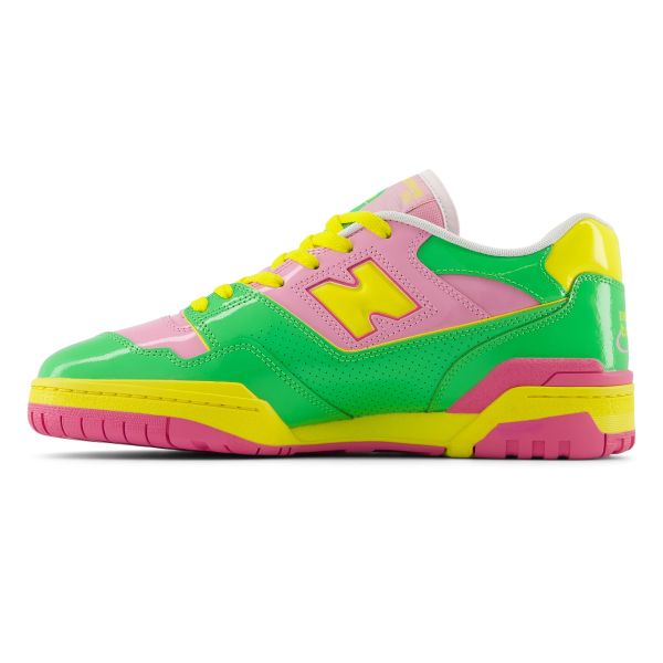 New Balance 550 Sneaker Groen/Roze/Geel