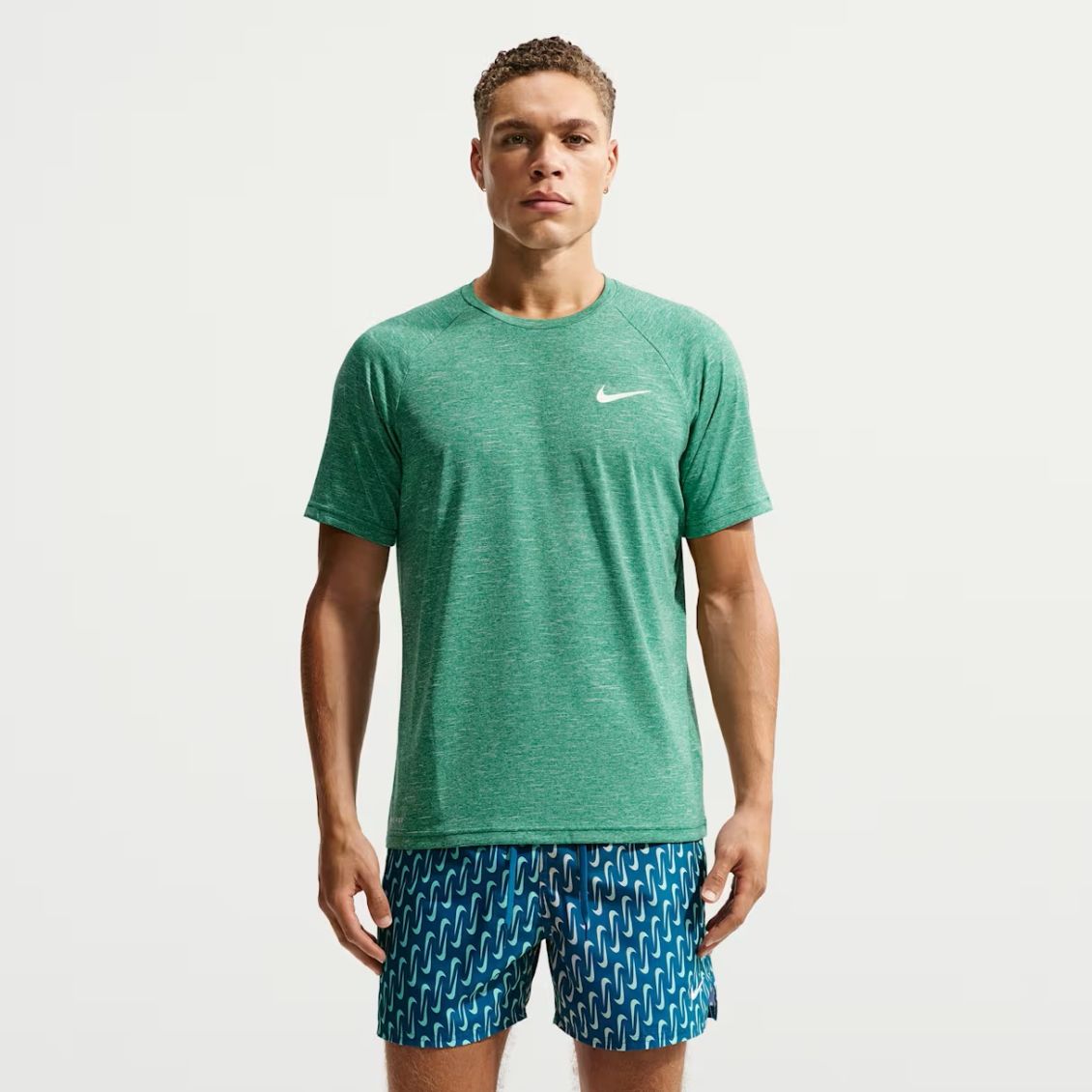 Nike Heathered Hydroguard T-shirt Groen