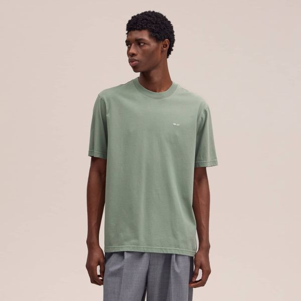 NN.07 Adam Emb T-shirt Groen