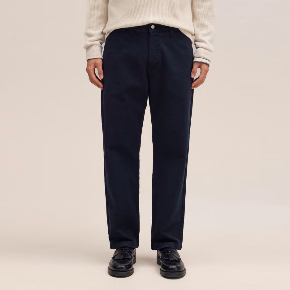 NN.07 Aden Straight Leg Chino Navy