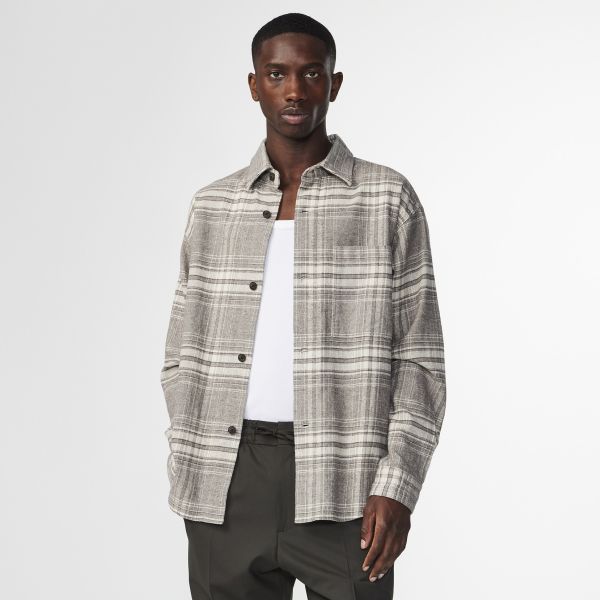 NN.07 Adwin Overshirt Bruin