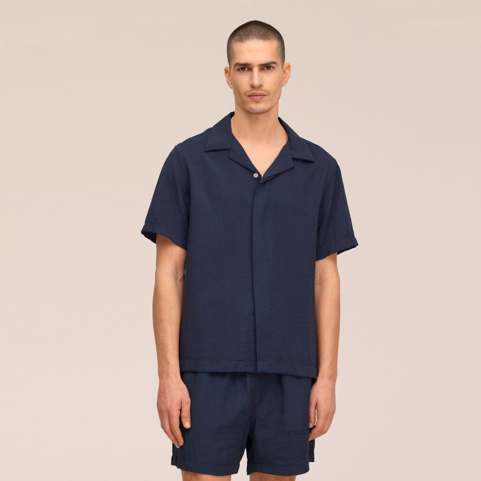 NN.07 Hank Overhemd Navy