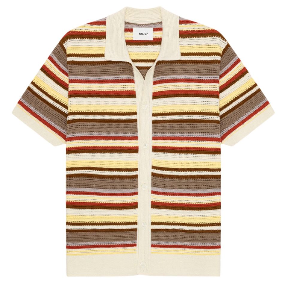 NN.07 Lars Cardigan Overhemd Meerkleurig