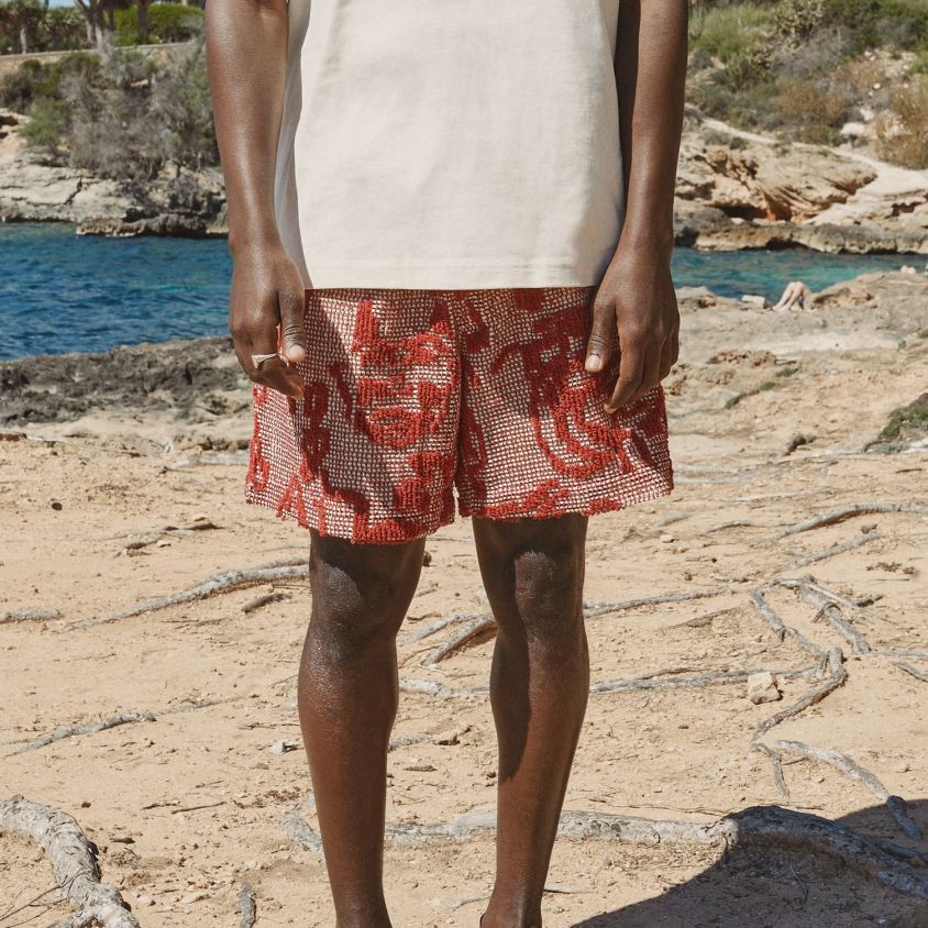 OAS Arcano Porto Korte Broek Rood
