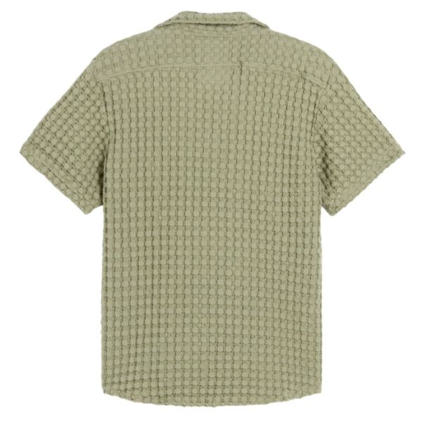 OAS Cuba Waffle Overhemd Groen