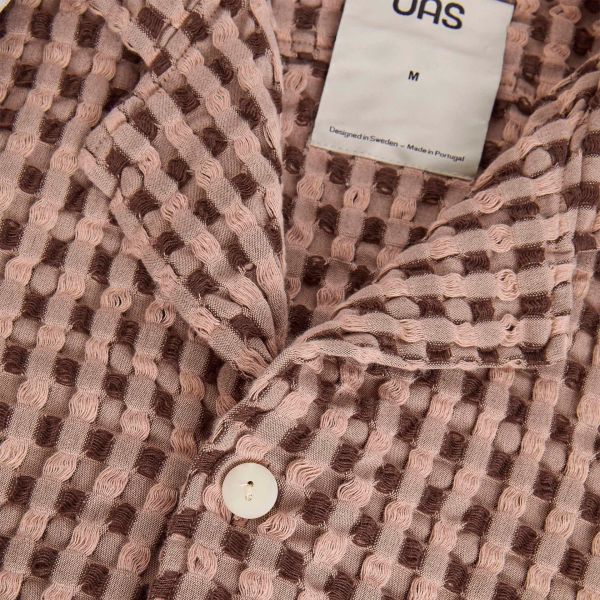 OAS Ferratelle Cuba Waffle Overhemd Roze