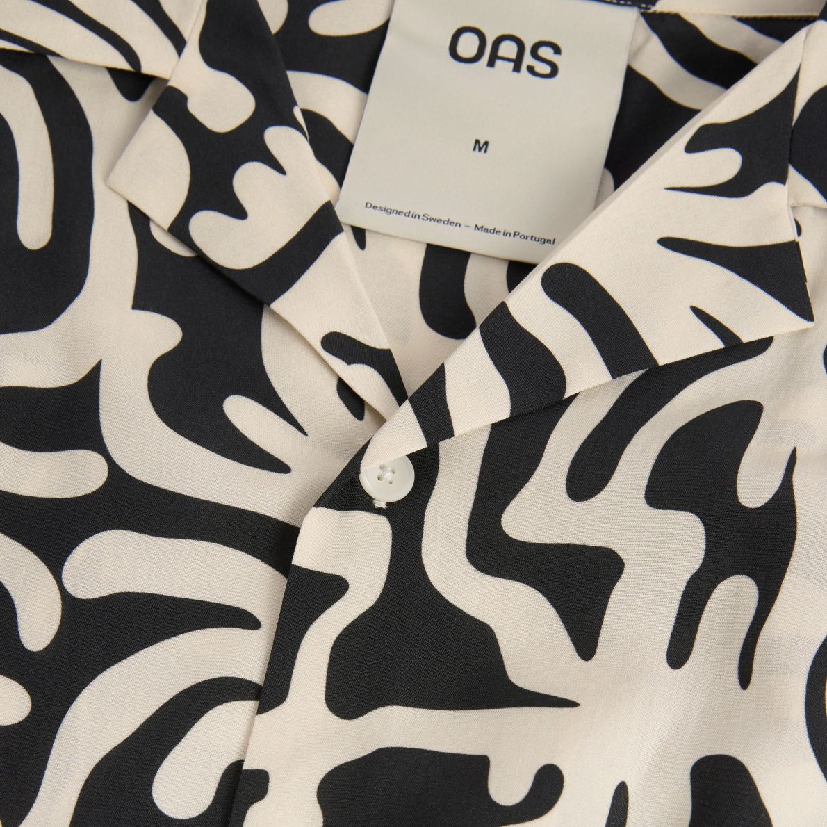 OAS Loefy Rocco Overhemd Zwart/Off White