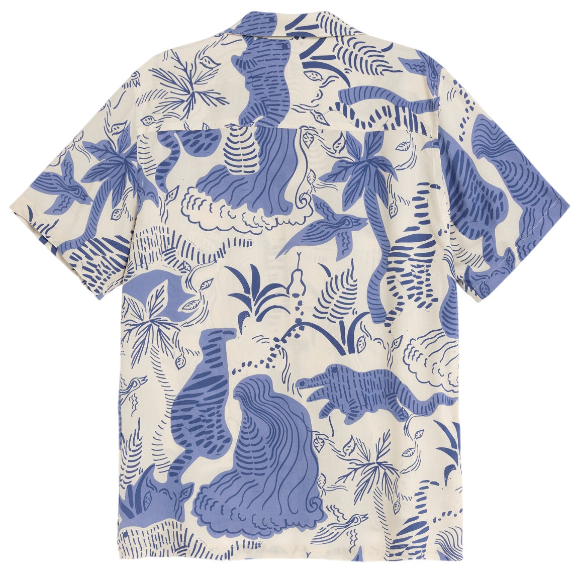 OAS Mystea Rocco Overhemd Blauw/Off White