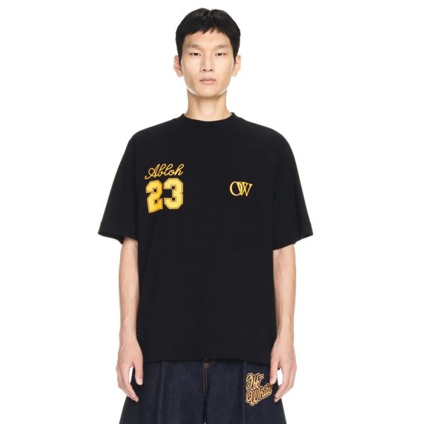 Off-White 23 Logo Skate T-shirt Zwart