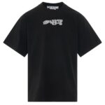 Off-White Carlos Type Over T-shirt Zwart