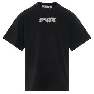 Off-White Carlos Type Over T-shirt Zwart