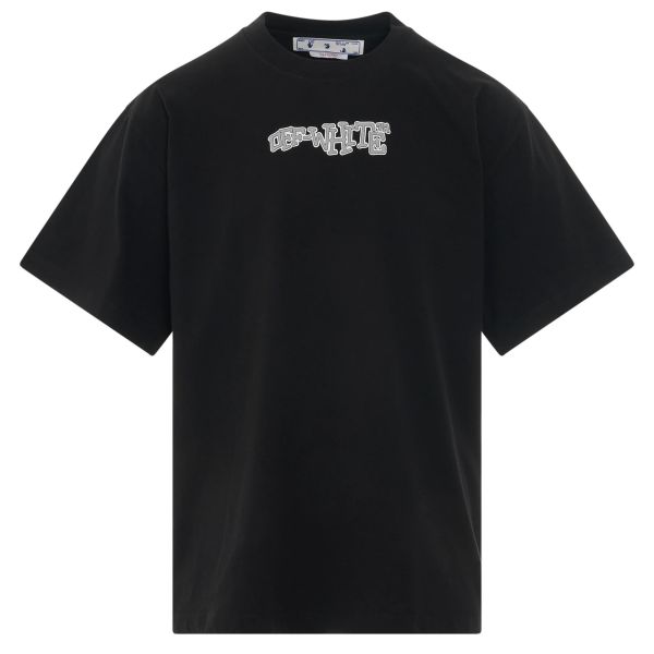 Off-White Carlos Type Over T-shirt Zwart