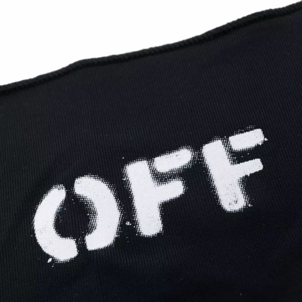 Off-White Off Bandana Mask Zwart