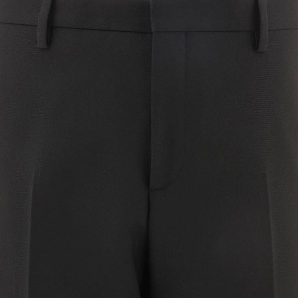 Off-White Techdrill Slim Zip Broek Zwart