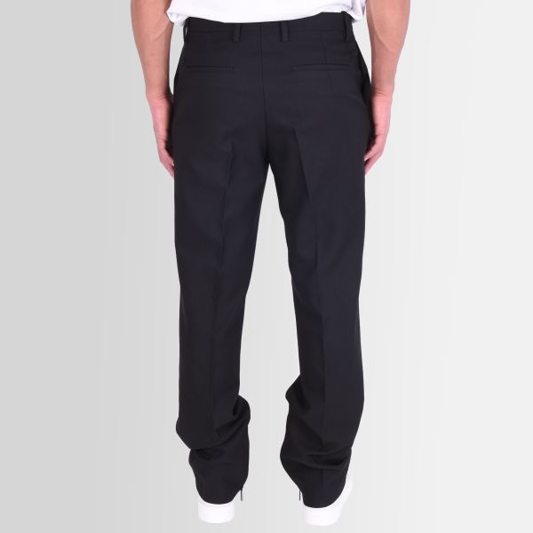 Off-White Techdrill Slim Zip Broek Zwart