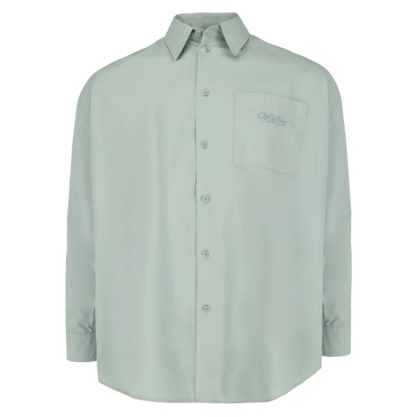 Off-White Wave Off Overhemd Licht Blauw