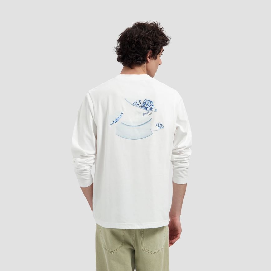 Olaf Broken Plate Longsleeve T-shirt Wit