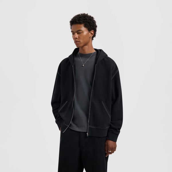 Olaf Contrast Signature Vest Zwart