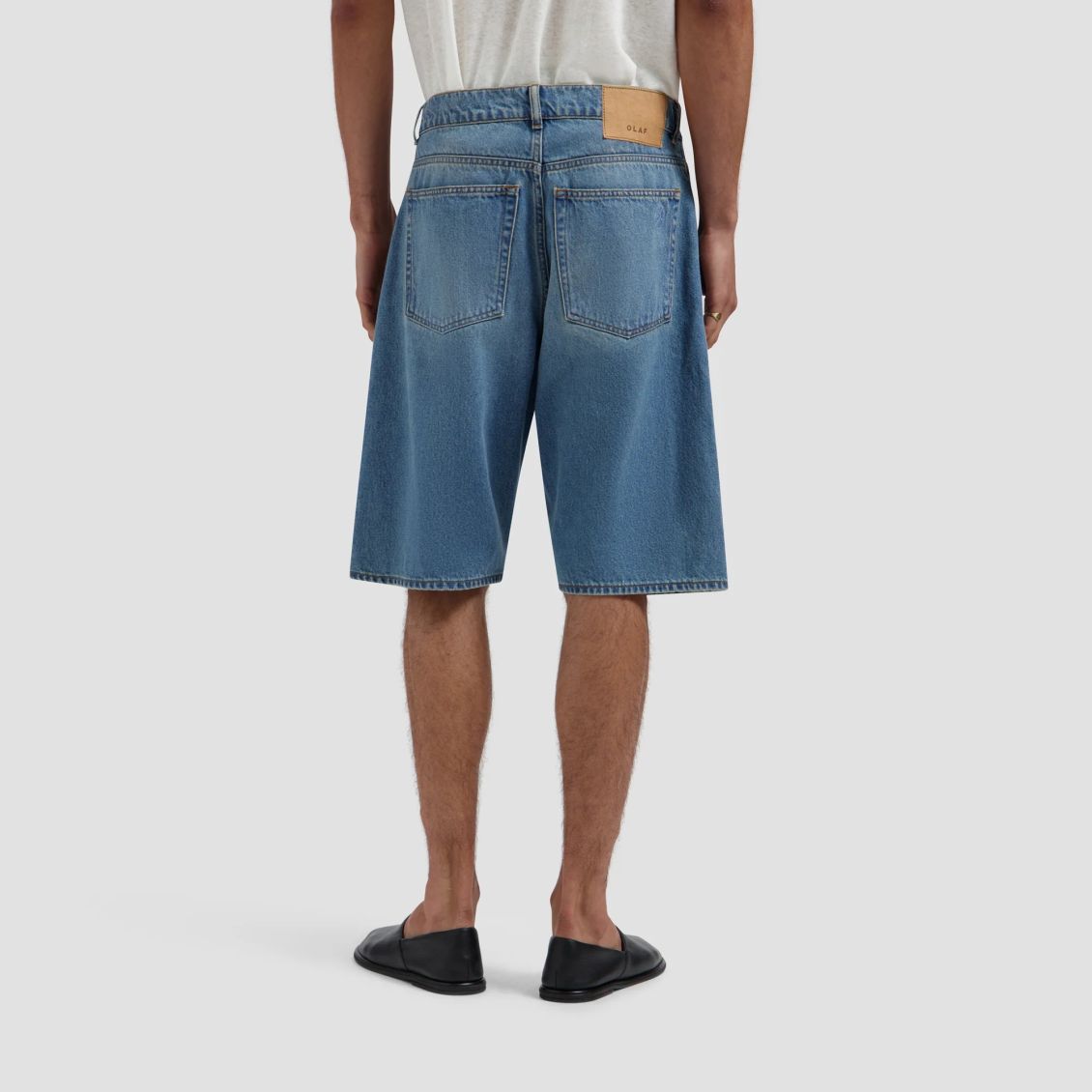Olaf Denim Korte Broek Blauw
