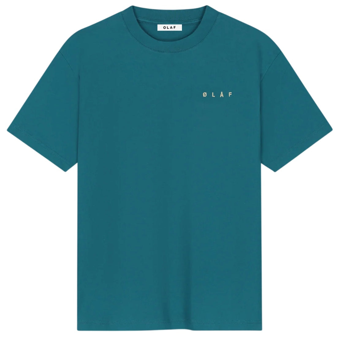 Olaf Dotted Face T-shirt Blauw