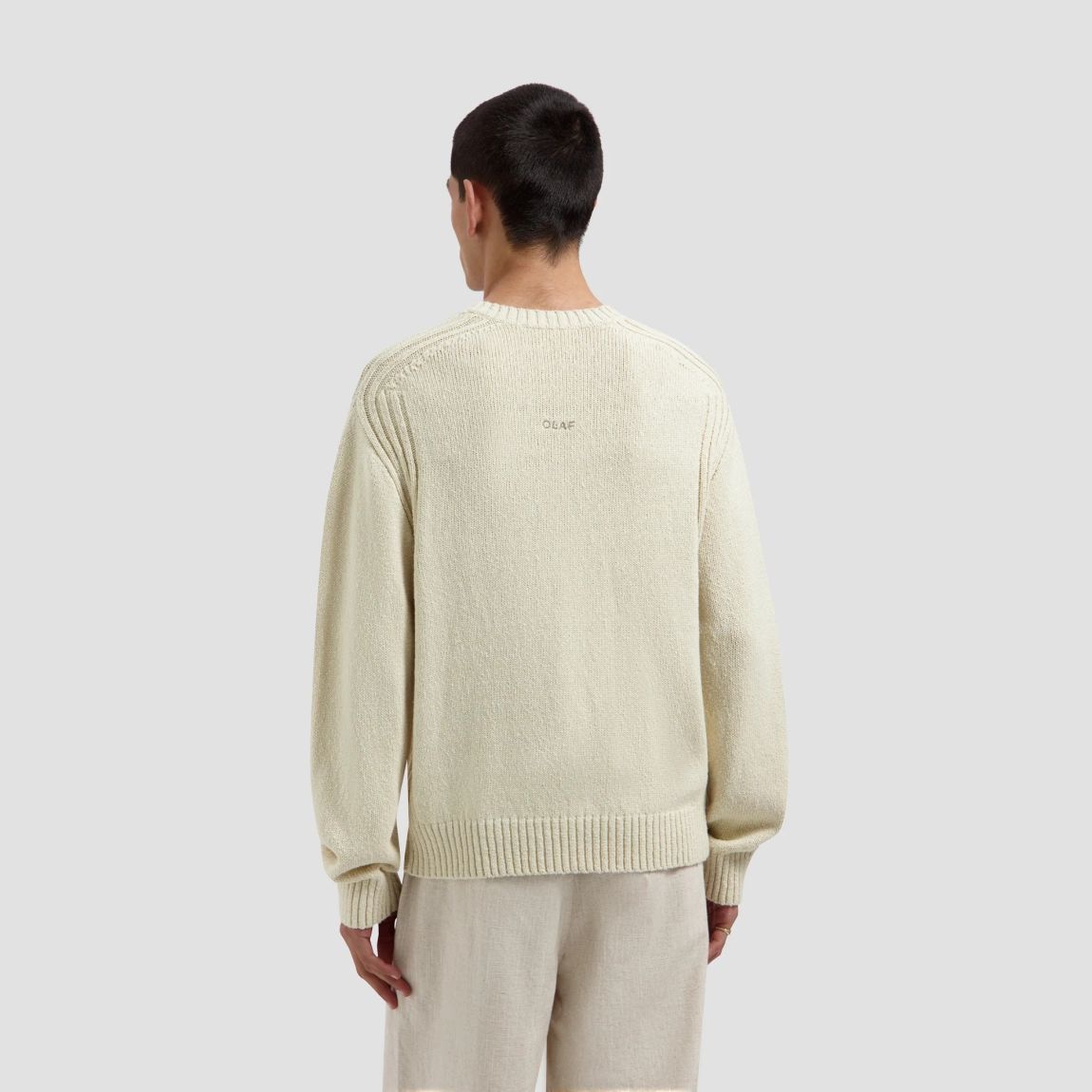 Olaf Essential Knitted Sweater Off White